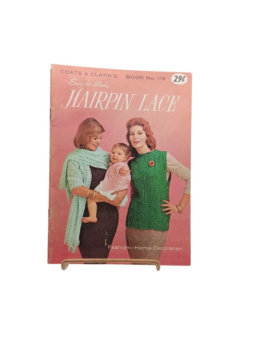 Easy To Make Hairpin Lace Book No. 118 By Coats & Clarks Vintage Crochet Pattern